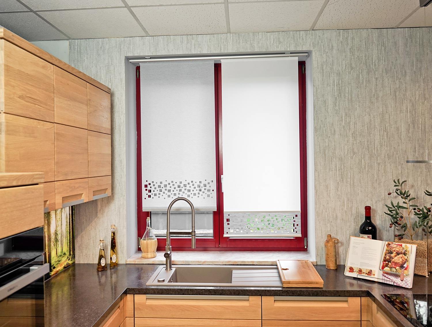 Scheibengardinen Kuche Modern