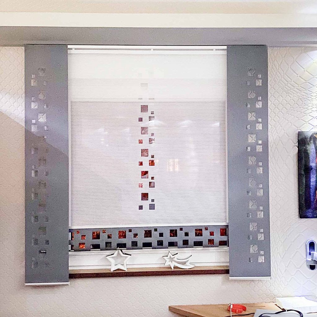 Spannende Scheibengardinen Modern Wohnzimmer Ebenbild