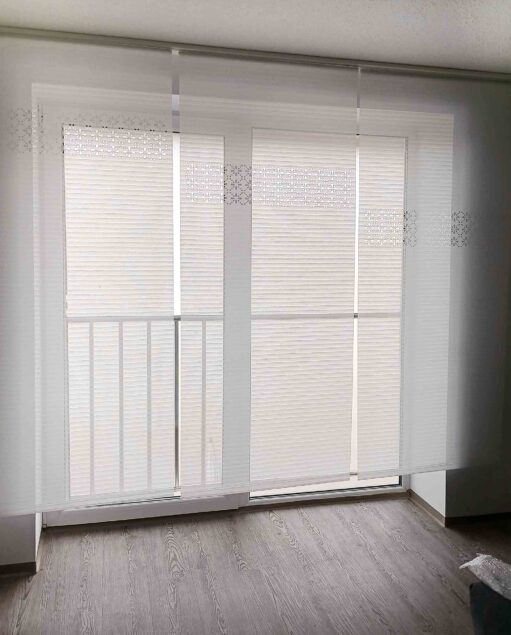 Moderne Flächenvorhänge Lasercut